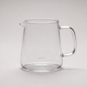 Two-Cup Glass Carafe
